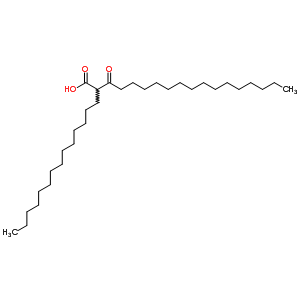 3-oxo-2-tetradecyloctadecanoic acid Structure,51048-16-9Structure