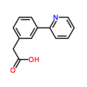 3-(2-Pyridinyl)benzeneacetic acid Structure,51061-68-8Structure