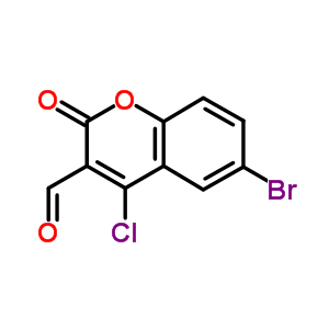 6-Bromo-4-chloro-3-formylcoumarin Structure,51069-90-0Structure