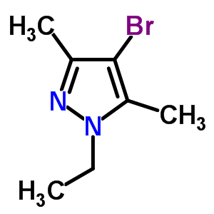 4-Bromo-1-ethyl-3,5-dimethyl-1H-pyrazole Structure,51108-51-1Structure