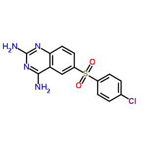 6-[(4-Chlorophenyl)sulfonyl ]-2,4-quinazolinediamine Structure,51123-82-1Structure