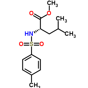 Methyl 4-methyl-2-([(4-methylphenyl)sulfonyl]amino)pentanoate Structure,51220-84-9Structure