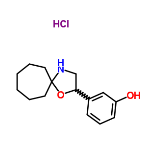 3-(1-oxa-4-azaspiro[4.6]undec-2-yl )phenol hydrochloride Structure,51222-36-7Structure