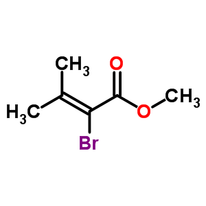 2-Bromo-3-methylbutenoic acid methyl ester Structure,51263-40-2Structure