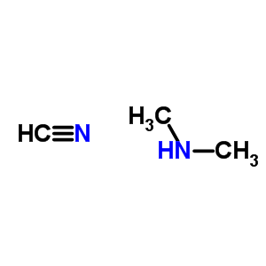 Hydrocyanic acid-n-methylmethanamine (1:1) Structure,51283-80-8Structure