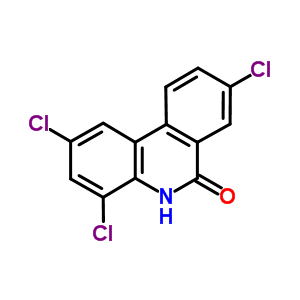 2,4,8-Trichloro-5h-phenanthridin-6-one Structure,5131-59-9Structure