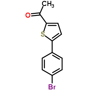 1-[5-(4-Bromophenyl)thien-2-yl]ethanone Structure,51335-89-8Structure