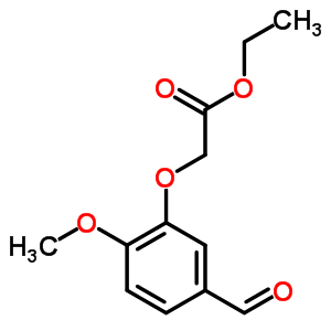 Ethyl (5-formyl-2-methoxyphenoxy)acetate Structure,51336-38-0Structure