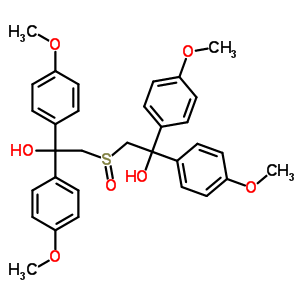 Benzenemethanol, a,a-[sulfinylbis(methylene)]bis[4-methoxy-a-(4-methoxyphenyl)-(9ci) Structure,51347-01-4Structure