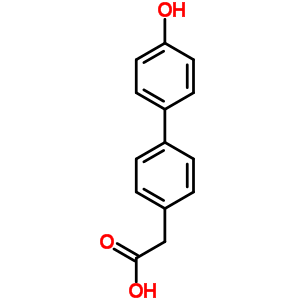 P-hydroxybiphenylacetic acid Structure,51350-23-3Structure