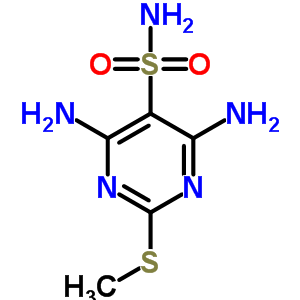 4,6-Diamino-2-methylthio-5-pyrimidinesulfonamide Structure,51461-76-8Structure