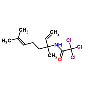 2,2,2-Trichloro-n-(1,5-dimethyl-1-vinyl-4-hexenyl)acetamide Structure,51479-78-8Structure