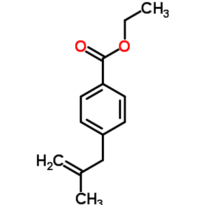 4-(2-Methyl-allyl)-benzoic acid ethyl ester Structure,514821-16-0Structure