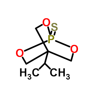 4-Isopropyl-2,6,7-trioxa-1-phosphabicyclo[2.2.2]octane-1-thione Structure,51486-56-7Structure