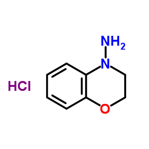 2H-benzo[b][1,4]oxazin-4(3H)-amine hydrochloride Structure,51512-01-7Structure