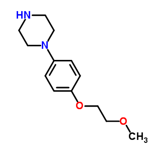 1-[4-(2-Methoxy-ethoxy)-phenyl]-piperazine Structure,515160-72-2Structure