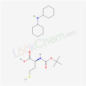 N-cyclohexylcyclohexanamine, (2s)-4-methylsulfanyl-2-(tert-butoxycarbonylamino)butanoic acid Structure,51537-18-9Structure