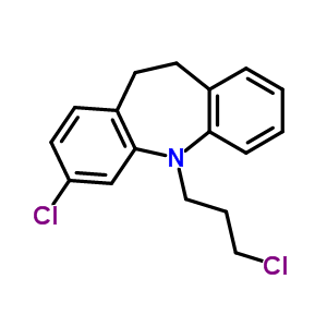 3-Chloro-5-(3-chloropropyl)-10,11-dihydro-5h-dibenz[b,f]azepine Structure,51551-41-8Structure