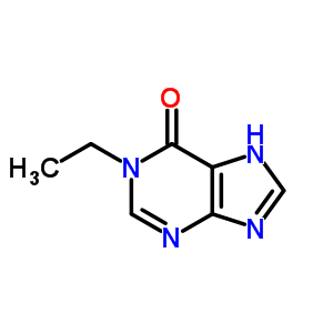 1-乙基-7h-嘌呤-6-酮結構式_51559-59-2結構式