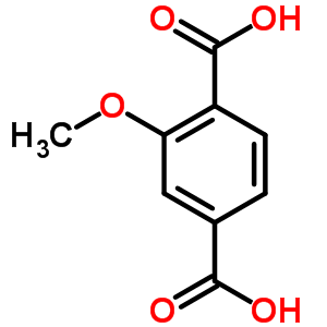 2-Methoxybenzene-1,4-dicarboxylic acid Structure,5156-00-3Structure