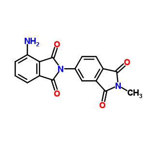 5-(4-Amino-1,3-dioxo-isoindol-2-yl)-2-methyl-isoindole-1,3-dione Structure,5160-54-3Structure