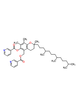 5-Nicotinooxymethyl-alpha-tocopherylnicotinate Structure,51605-68-6Structure