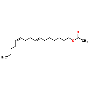 Trans-cis-7,11-hexadecadienyl acetate Structure,51607-94-4Structure