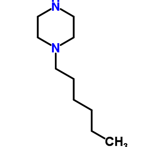 1-(1-Hexyl)-piperazine Structure,51619-55-7Structure