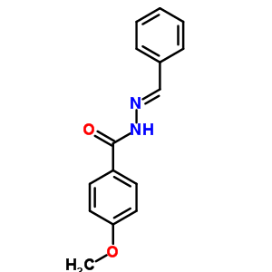 N-(benzylideneamino)-4-methoxy-benzamide Structure,51651-81-1Structure