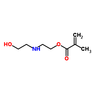 2-Methylpropenoic acid 2-[(2-hydroxyethyl)amino]ethyl ester Structure,51706-72-0Structure