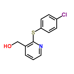 (2-[(4-Chlorophenyl)sulfanyl]-3-pyridinyl)methanol Structure,51723-83-2Structure