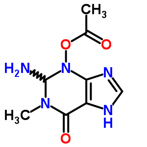 3-(Acetyloxy)-2-amino-1,2,3,7-tetrahydro-1-methyl-6h-purin-6-one Structure,51732-62-8Structure