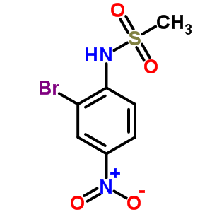 Methanesulfonamide,n-(2-bromo-4-nitrophenyl)- Structure,51765-50-5Structure