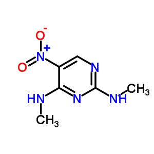 N2,n4-dimethyl-5-nitro-2,4-pyrimidinediamine Structure,5177-26-4Structure