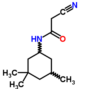 Acetamide,2-cyano-n-(3,3,5-trimethylcyclohexyl)- Structure,51838-00-7Structure