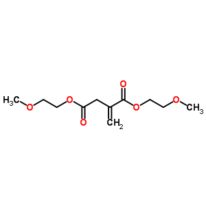 Bis(2-methoxyethyl) 2-methylidenebutanedioate Structure,51855-82-4Structure