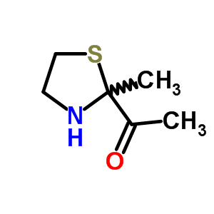 (9ci)-1-(2-甲基-2-噻唑啉)-乙酮結(jié)構(gòu)式_51859-53-1結(jié)構(gòu)式