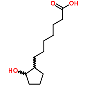 7-(2-Hydroxycyclopentyl)heptanoic acid Structure,51876-14-3Structure