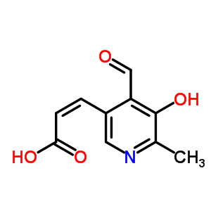 2-Propenoic acid,3-(4-formyl-5-hydroxy-6-methyl-3-pyridinyl)-, (e)-(9ci) Structure,51896-68-5Structure