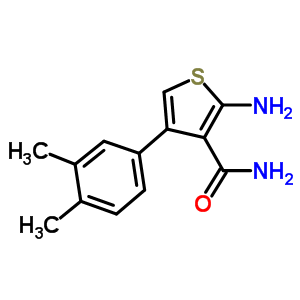 2-Amino-4-(3,4-dimethylphenyl)thiophene-3-carboxamide Structure,519016-86-5Structure