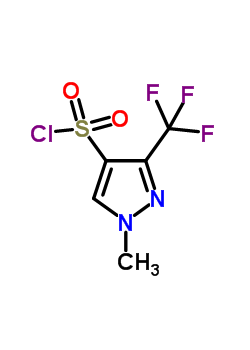 1-Methyl-3-(trifluoromethyl)-1h-pyrazole-4-sulfonyl chloride Structure,519056-67-8Structure