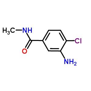 3-Amino-4-chloro-n-methylbenzamide Structure,51920-00-4Structure