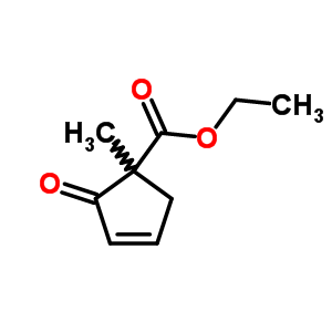 3-Cyclopentene-1-carboxylicacid, 1-methyl-2-oxo-, ethyl ester Structure,51965-90-3Structure