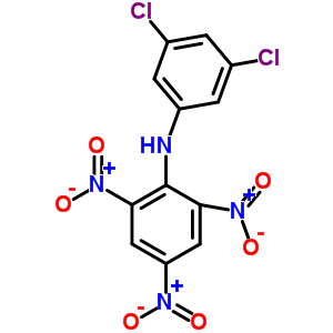 Benzenamine,n-(3,5-dichlorophenyl)-2,4,6-trinitro- Structure,51985-26-3Structure