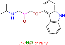 Carazolol hydrochloride salt Structure,51997-43-4Structure