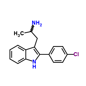 2-(P-chlorophenyl )-α-methyl -1h-indole-3-ethanamine Structure,52018-88-9Structure