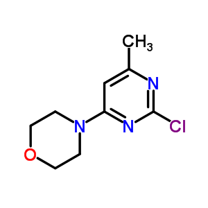 4-(2-Chloro-6-methylpyrimidin-4-yl)morpholine Structure,52026-43-4Structure