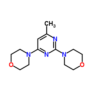 4-Methyl-2,6-dimorpholin-4-yl-pyrimidine Structure,52026-44-5Structure