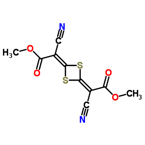 Dimethyl-2,2-(1,3-dithian-2,4-diyliden)-bis-(cyanoacetate) Structure,52046-75-0Structure