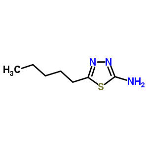 5-Pentyl-1,3,4-thiadiazol-2-amine Structure,52057-90-6Structure